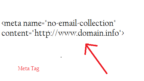 meta-tag-no-email-collection