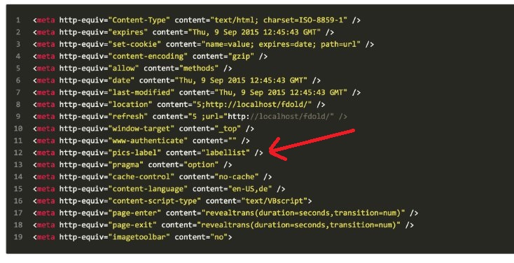 html-tag-http-equiv-pics-label